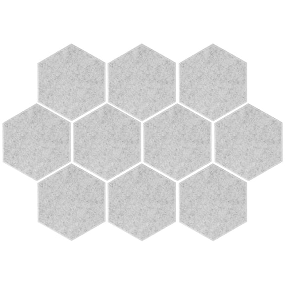 Mobutofu 10Pcs Soundproof Panels Light Grey Acoustic Wall Panels for Home Recording and Theater Use