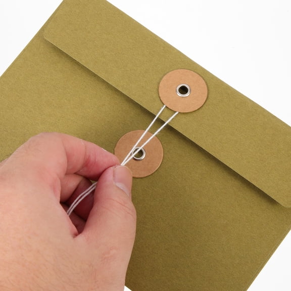 Mobutofu 10-Pack Vintage Envelopes for Office and Card Storage, Rectangular Shape, and Stylish