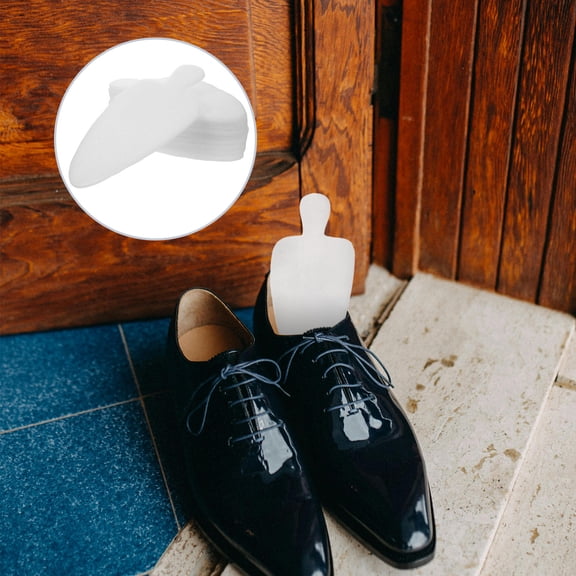 Mobutofu 10Pcs Shoe Shaper Inserts White Cuttable Anti Crease Protector for Sneakers and Boots