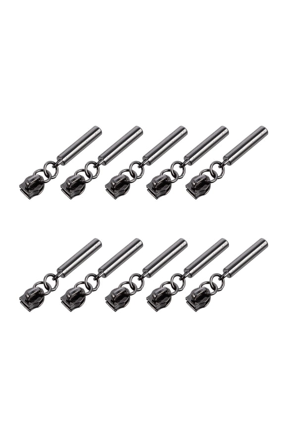 10Pcs Zipper Helper Pull for Sportswear and Gym Bags Durable Zinc Alloy Easy Installation and Smooth Operation