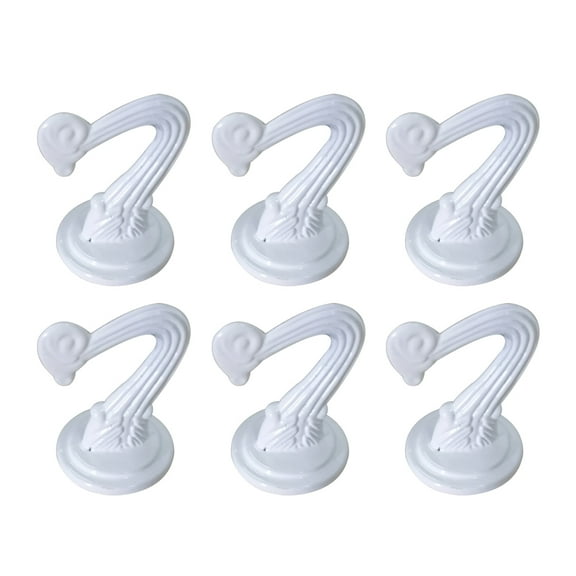 Mobutofu 10Sets Swivel Ceiling Hooks for Hanging Plants and Light Fixtures 3x4x2.5cm