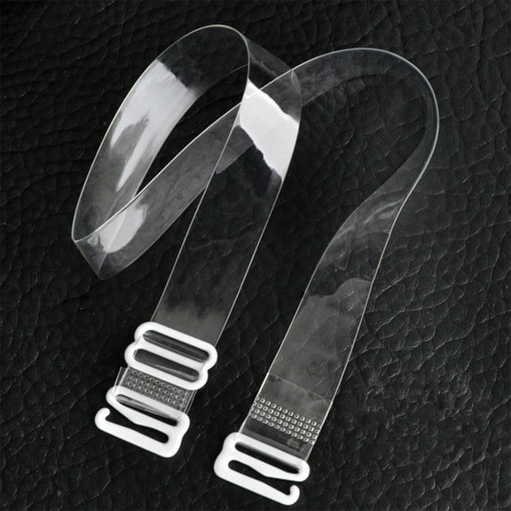 Mobutofu 12Pairs Bra Straps Invisible Transparent Adjustable Replacement for Comfortable Everyday Use