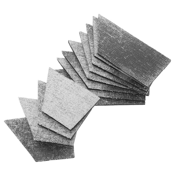 Mobutofu 12Pcs Billiard Table Rail Facings Rubber Cushion Replacement Set Grey for Home