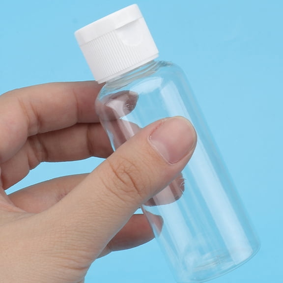 Mobutofu Durable 50Ml White Plastic Bottles for Travel and Home Liquid Storage 15Pcs