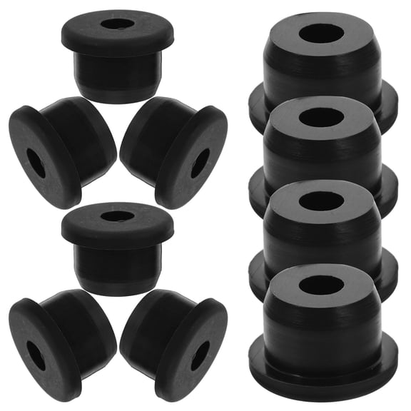 Mobutofu 15Pcs Black Silicone Gasket Rings for Wire Cable Protection and Waterproof Sealing