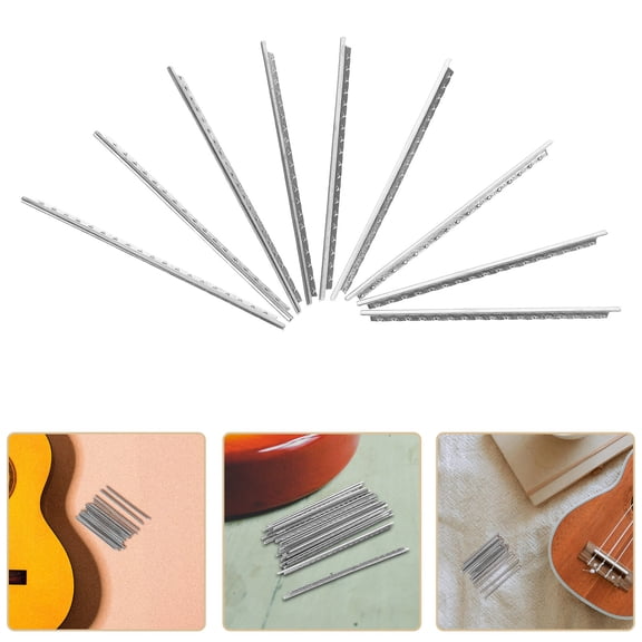 Mobutofu 19Pcs Durable Copper Guitar Frets for Acoustic and Classical Guitar with Smooth Finish Replacement