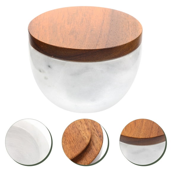 Mobutofu 1Pack Condiment Storage Jar in Square Shape for Hotel and Restaurant