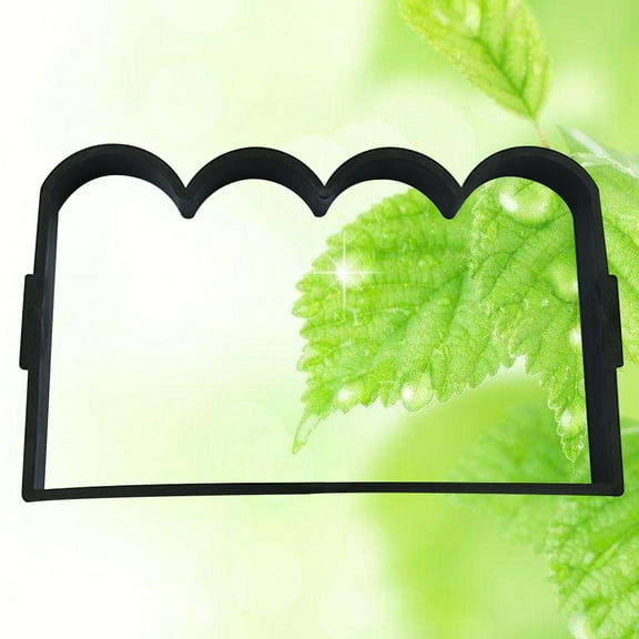 Mobutofu 1Pack Diy Cement Forming Mold Rectangular Plastic for Cement Decor for Garden Wall Homeowners