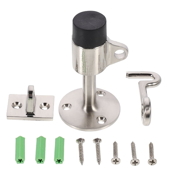 Mobutofu 1Pack Heavy Duty Zinc Alloy Door Stopper for Homeowners 11.8*2.2*2.2in