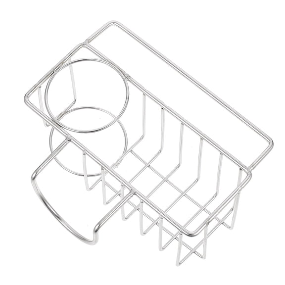 Mobutofu Stainless Steel Kitchen Drain Rack 1-Pack Rectangular Storage Organizer for Home and Kitchen Accessories