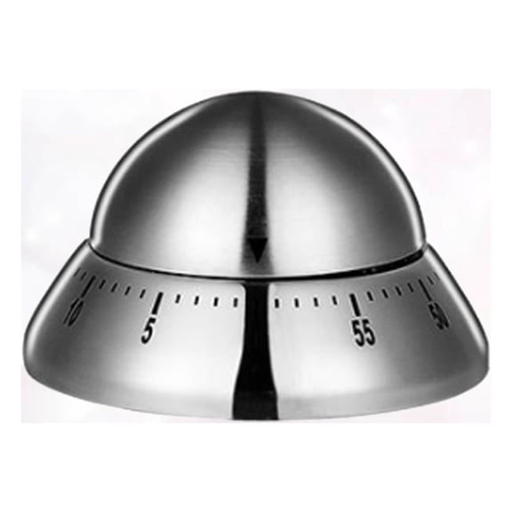 Mobutofu Stainless Steel Kitchen Timer, 1-Pack Metal Countdown Timer for Cooking, Baking, Kitchen and Home Use