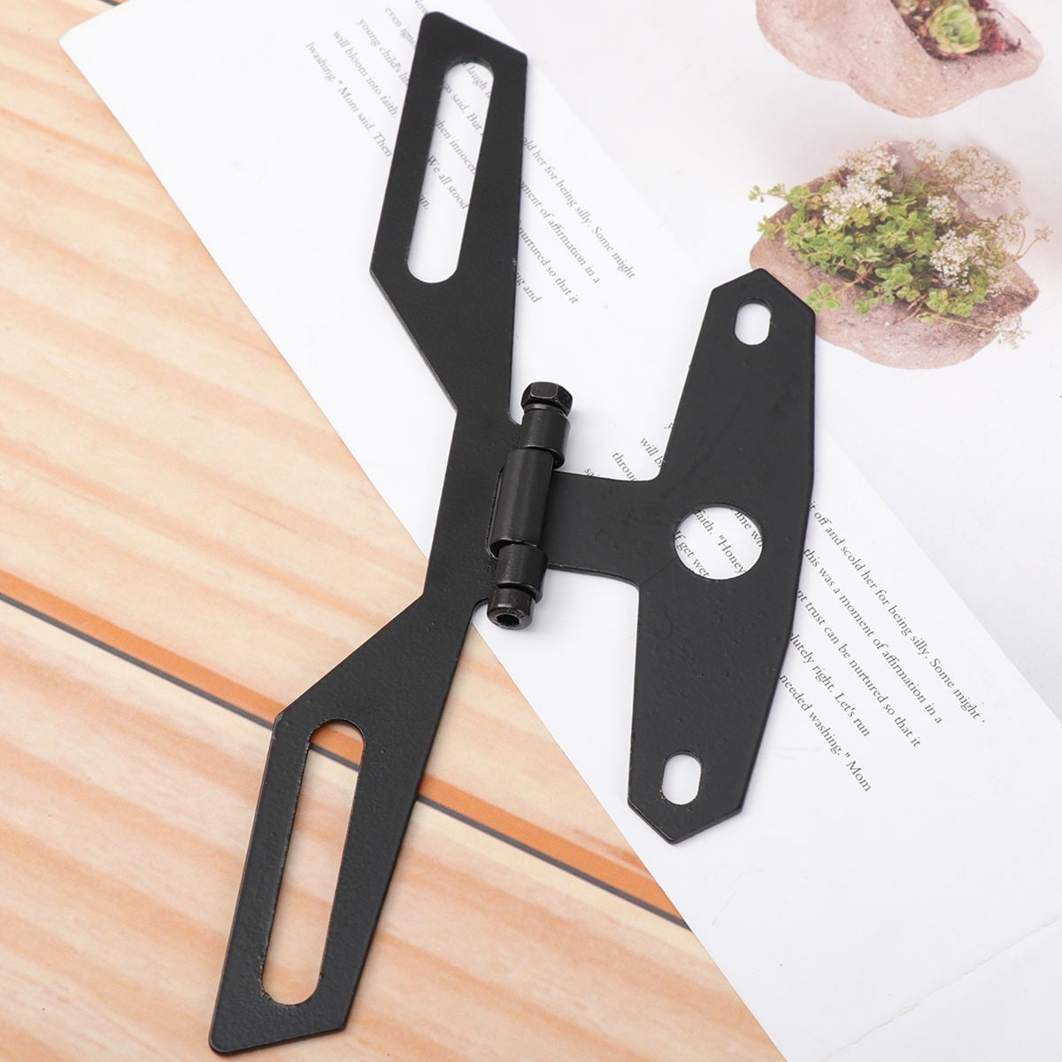 Mobutofu 1Pack Metal License Plate Bracket for Motorcycle Enthusiasts and Brake Light Holding