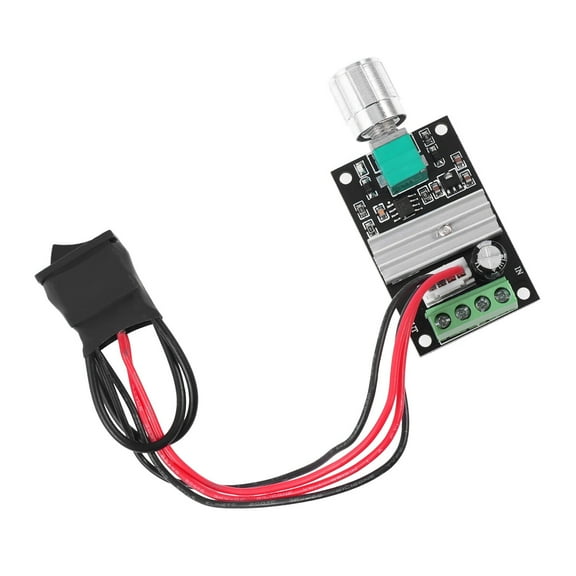 Mobutofu 1Pack Pwm Adjustable Voltage Converter Module for Motors 5.3x1.3x0.6in