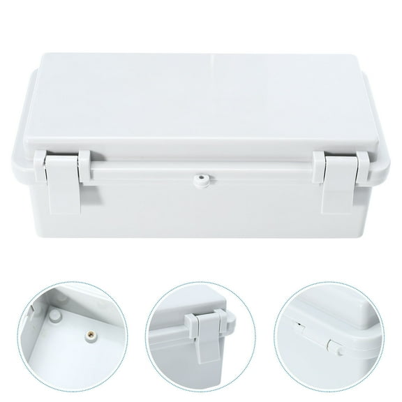 Mobutofu 1Pack Small Cable Box Waterproof for Landscape Lighting 7.9x3.9in ABS Material Dustproof and Protective