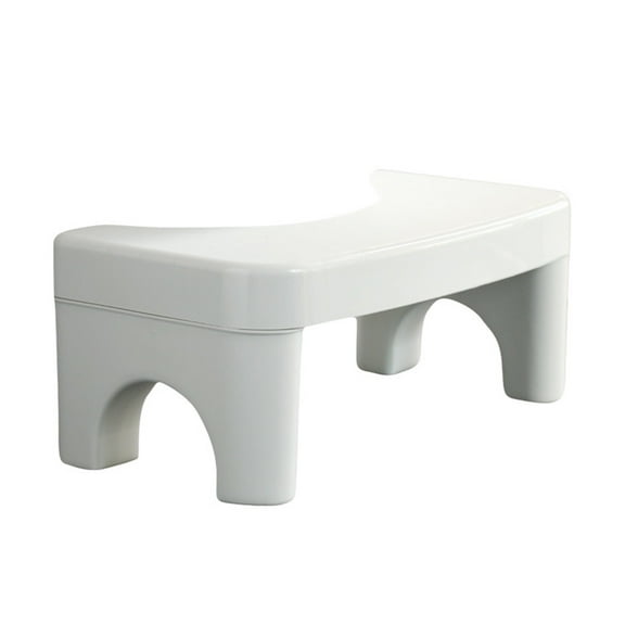 Mobutofu 1Pack Small Step Stool for Nursery and Bathroom Use in White PP