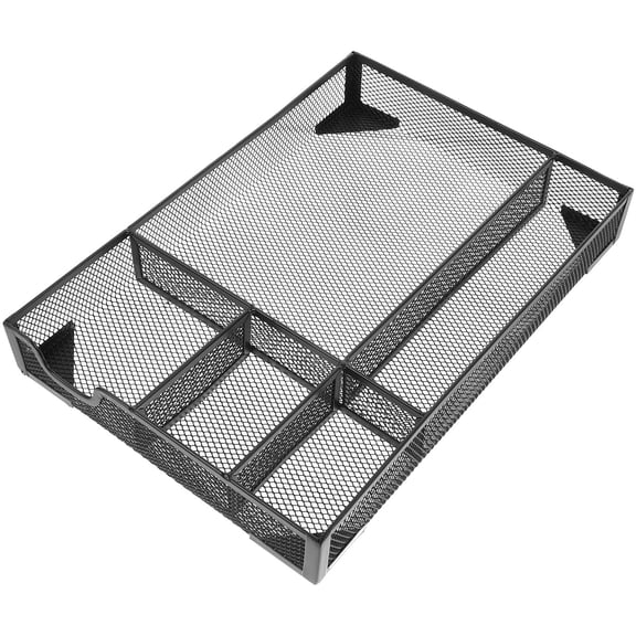 Mobutofu 1Pack Space Saving Desktop Organizer Storage For Workshop And Bedroom 11.5x8.3x1.7in