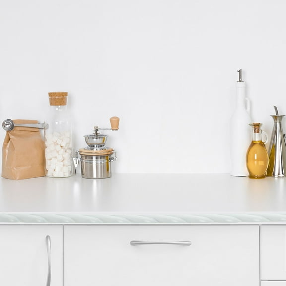 Mobutofu 1Pack Wall Molding Trim for Wall Decorative Trim White Flexible Strip Ceiling Molding Trim 500.00X1.00X0.20Cm