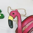 thumbnail image 1 of Mobutofu 1Pc Animal Purse for Women Flamingo Design Cross-Body Bag for Cocktail Parties Rosy Color, 1 of 8