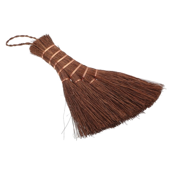 Mobutofu 1Pc Practical Design Pot Brush for Bar Use Non-Scratch Cleaning with Natural Palm 11.8X3.5X0.8In