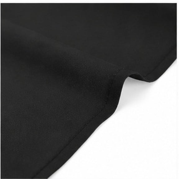 Mobutofu Simple Black Background Cloth, Premium Polyester Cotton for Decor and Scenes