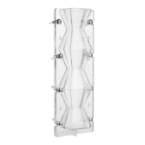 Mobutofu 1Pc Transparent Geometric Candle Making Mold Plastic DIY Casting Mold for Handmade Craft
