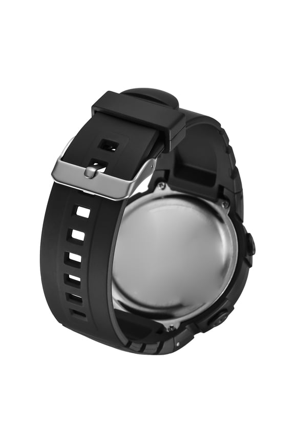 Black Electronic Sports Watch, and Comfortable for Outdoor Activities and Fitness Tracking