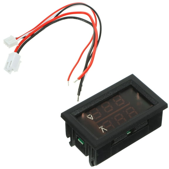 Mobutofu 1Pcs Digital Voltmeter Ammeter for Technicians and DIY Enthusiasts with Battery Monitoring