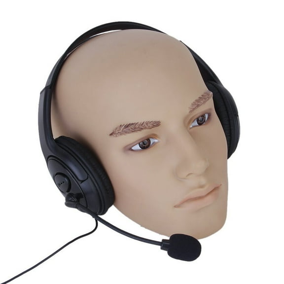 Mobutofu 1Pcs Double Earpiece Headphones with Clear Sound Quality for CD and MP3