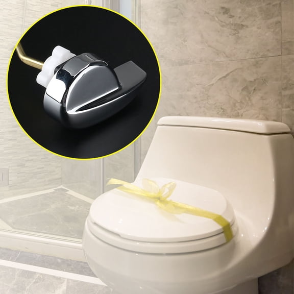 Mobutofu Iron Frame Toilet Flush Lever Replacement - Easy Install Home Toilet Repair Part for Performance