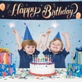 thumbnail image 1 of Mobutofu 1Pcs Party Banner Multi Colored Sturdy Reusable Rectangle 290*48Cm For Birthday Party Decorations, 1 of 8