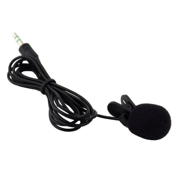 Mobutofu 1Pcs Plastic Lavalier Clip Microphone for Lectures and Teaching with Hands-free Function Compact Design