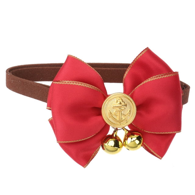 Mobutofu 1Pcs Polyester Collar for Dogs and Cats with Bell Sound 7.9-11.8in