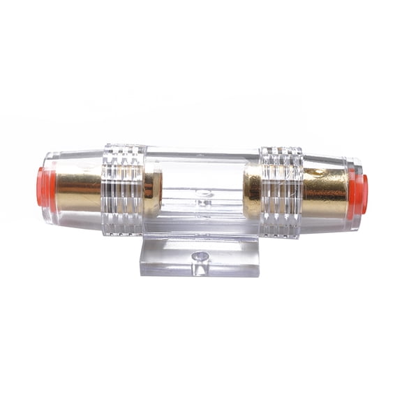 Mobutofu 1Pcs Silver Metal Plastic Car Fuse Holder Connector For Car Audio Alarm Prevent Excessive