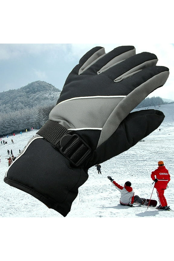 1Pcs Snowboard Ski Gloves Winter Waterproof Warm Sportswear Cloth Adjustable for Snowboarding Sledding