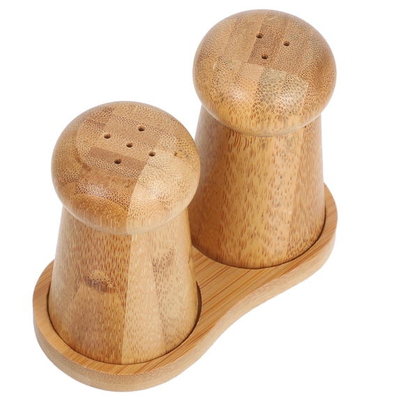 Mobutofu 1Set Bamboo Multi Compartment Spice Organizer Tray with Lid for Kitchen Storage