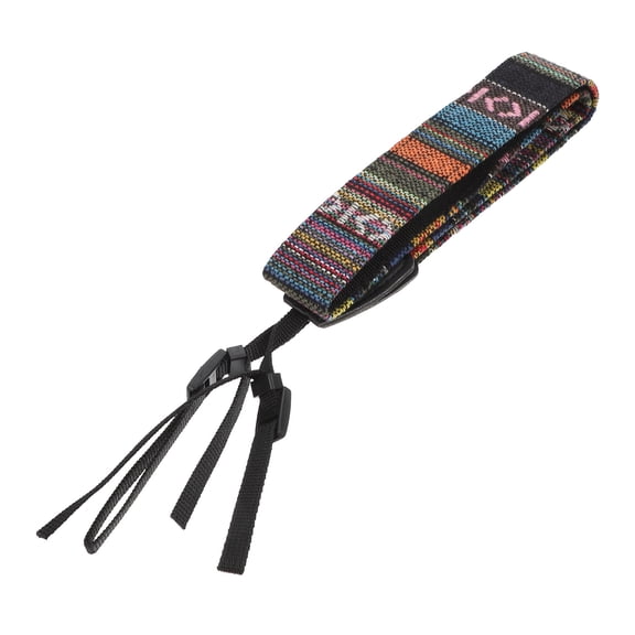 Mobutofu Camera Lanyard Black Pu For Photographers Casual Use 1Set 41.27X1.49X0.20In