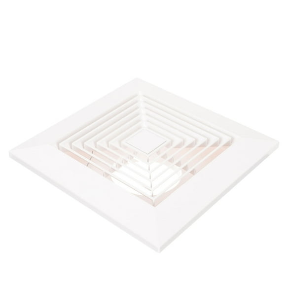 Mobutofu 1Set Ceiling Register Vent Directional Cover for Kitchen Fans White 9.6x9.6in ABS