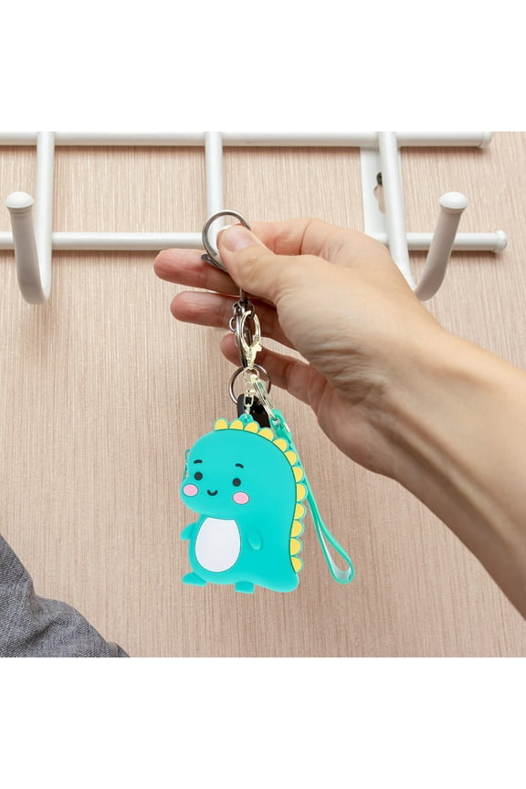 1Set Dinosaur Key Chains for Children Outdoor Activities Wristlet Function Cute Keychain