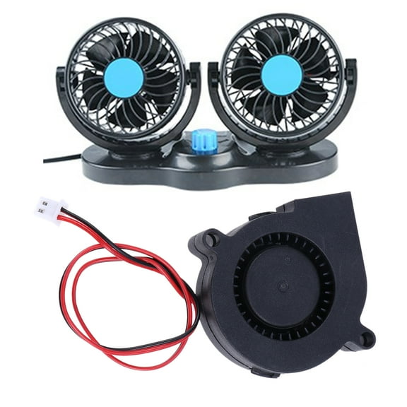 Mobutofu 1Set Electric Fan Cooling Blower for 3D Printer Cooling Heatsinks 2.4x2.4x0.6in
