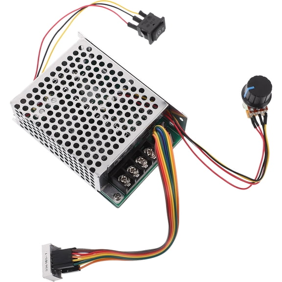 Mobutofu 1Set Electric Scooter Motor Controller with Accuracy Circuit Design Metal 4.3x3.1in