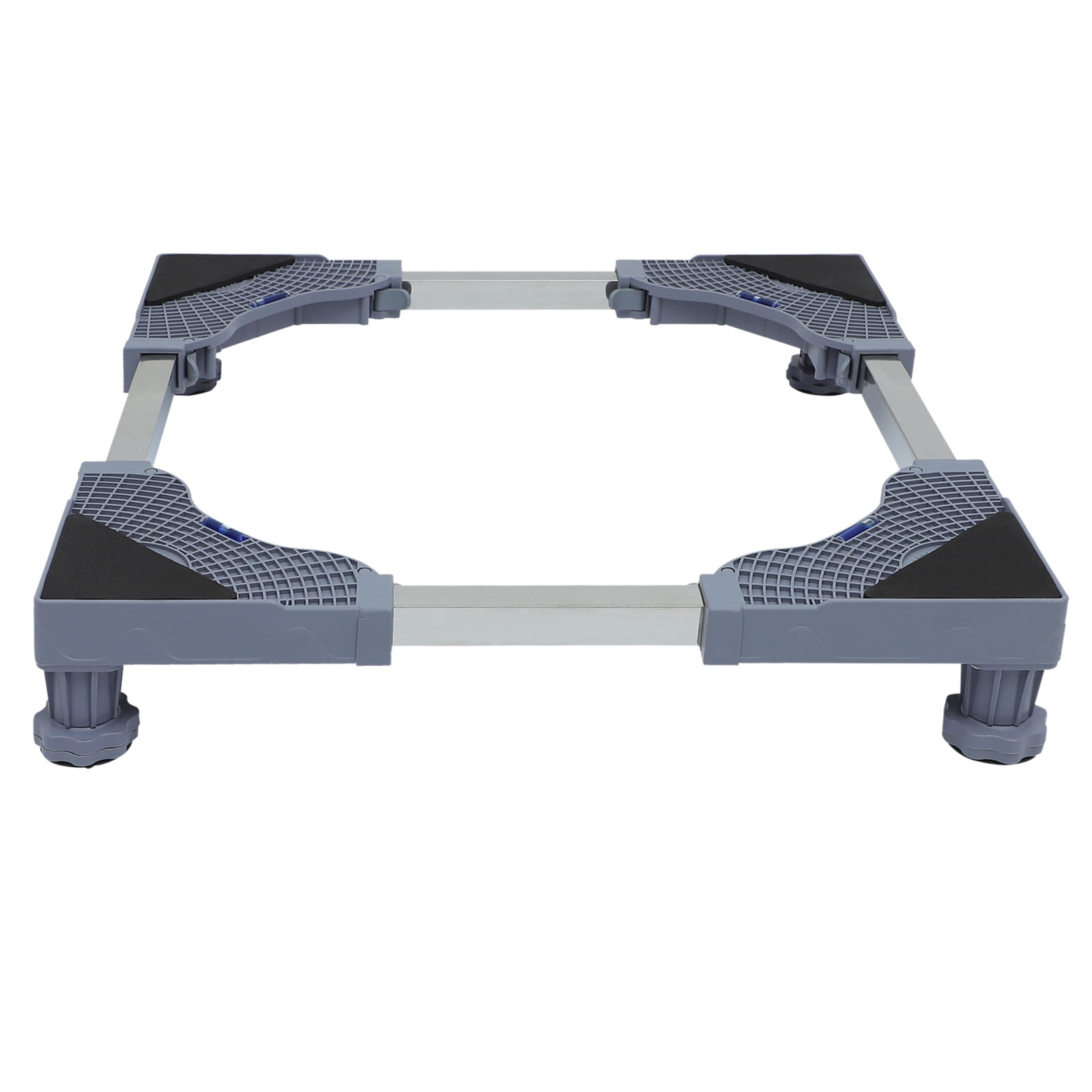 Mobutofu Grey Plastic Washing Machine Base Stand with Anti-Skid Design, Portable and Stable Support for Laundry Appliances
