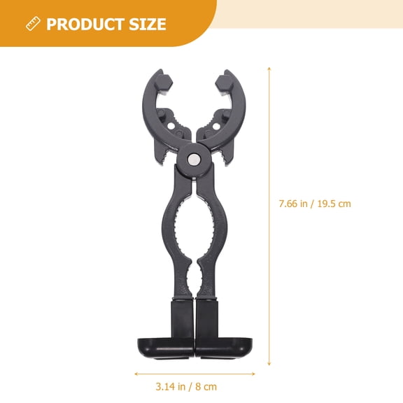 Mobutofu 1Set Multi-Function Spanner with Concave and Convex Gear Design for Nut Clamp Outdoor Use