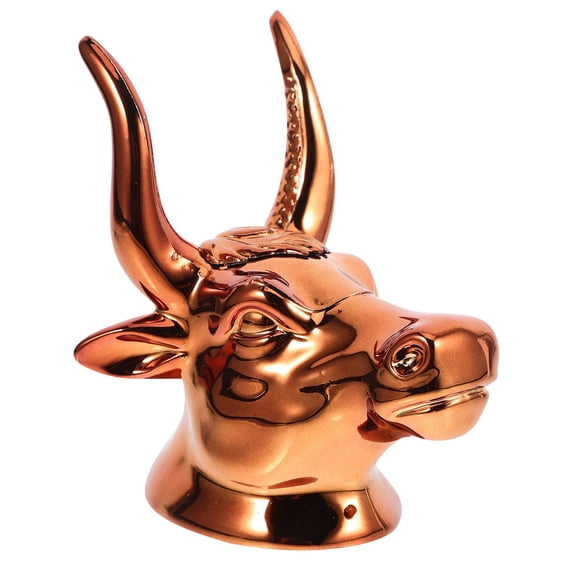 Mobutofu 1Set Golden Guitar Wall Hook with Ox Head Shape for Versatile ng Instrument Storage
