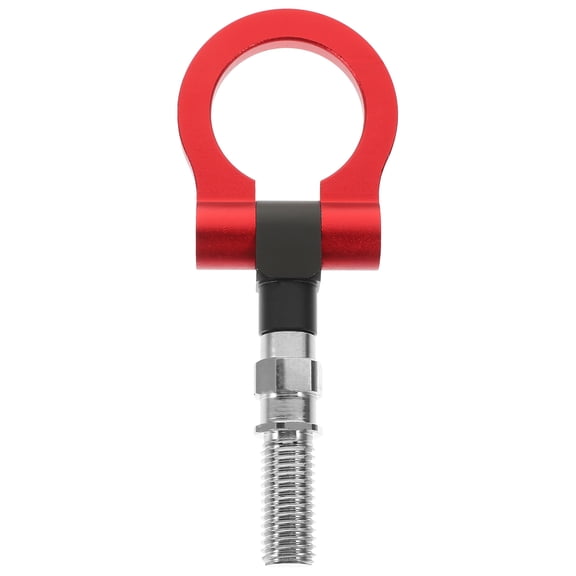 Mobutofu 1Set Red Aluminum Alloy Trailer Hook for Car Towing 4.3 x 3.3 x 0.4in