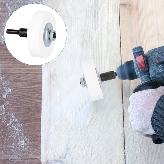 Mobutofu 1Set Sand Grinding Wheel Assorted Color Round Metalworking Polish Wheel for Drill 7.50X0.79X0.79In