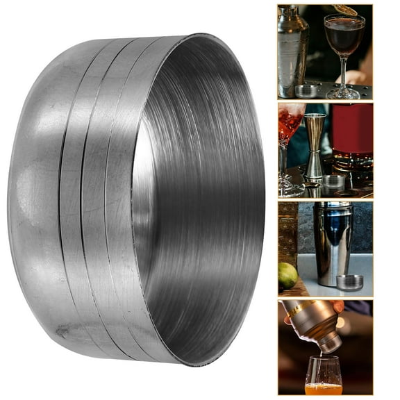 Mobutofu 1Set Silver Round Shaker Pot Lid Splash Proof For Milk Tea Shop Supplies Drinking Experience