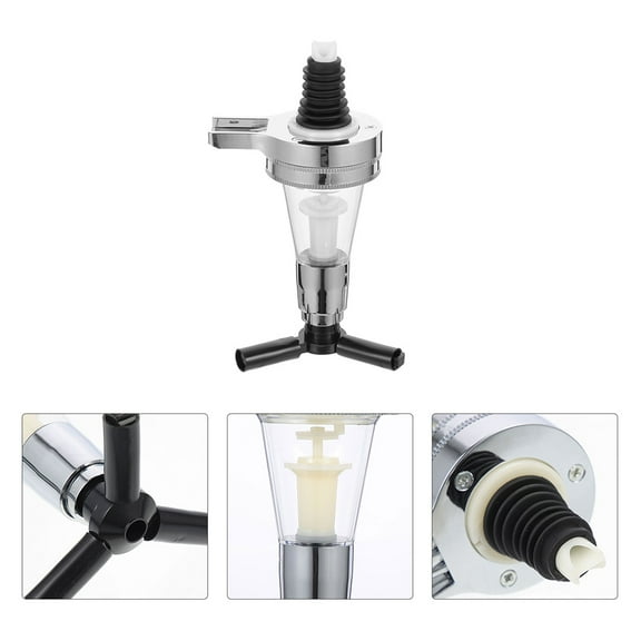 Mobutofu 1Set Stainless Steel Liquor Dispenser For Iced Beverage Dispensers And Family Gatherings