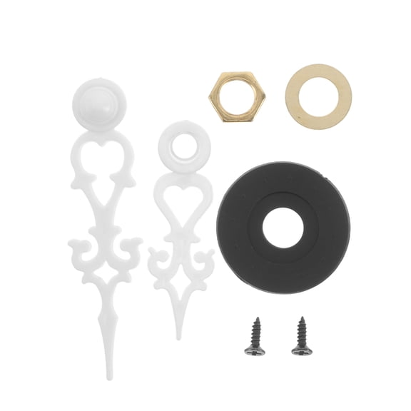 Mobutofu 1Set White Cuckoo Clock Hands Replacement for DIY Accurate Timekeeping Classic Mechanical Clock Repair