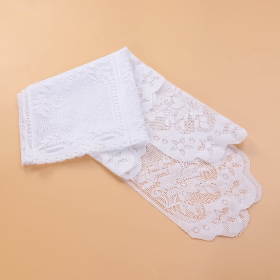 Mobutofu Cafe Curtains White Modern 1Pack