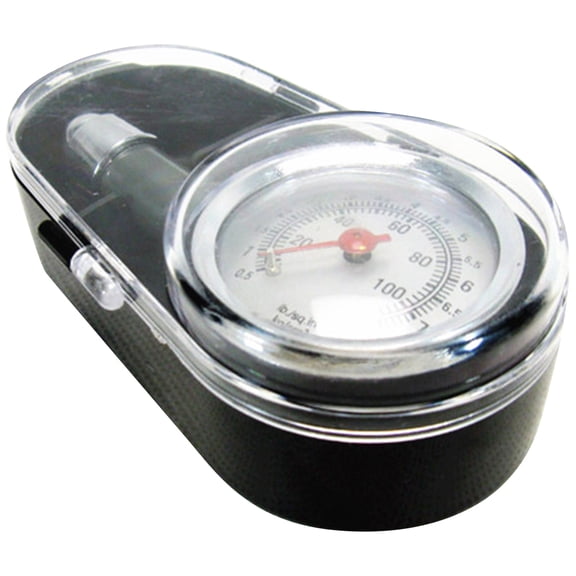 Mobutofu Mechanical Tire Pressure Gauge for Cars with Zinc Alloy Metal Body and Dual Unit Measurement